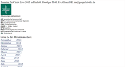Desktop Screenshot of gospel.rivido.de