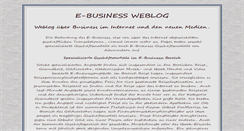 Desktop Screenshot of e-business.rivido.de
